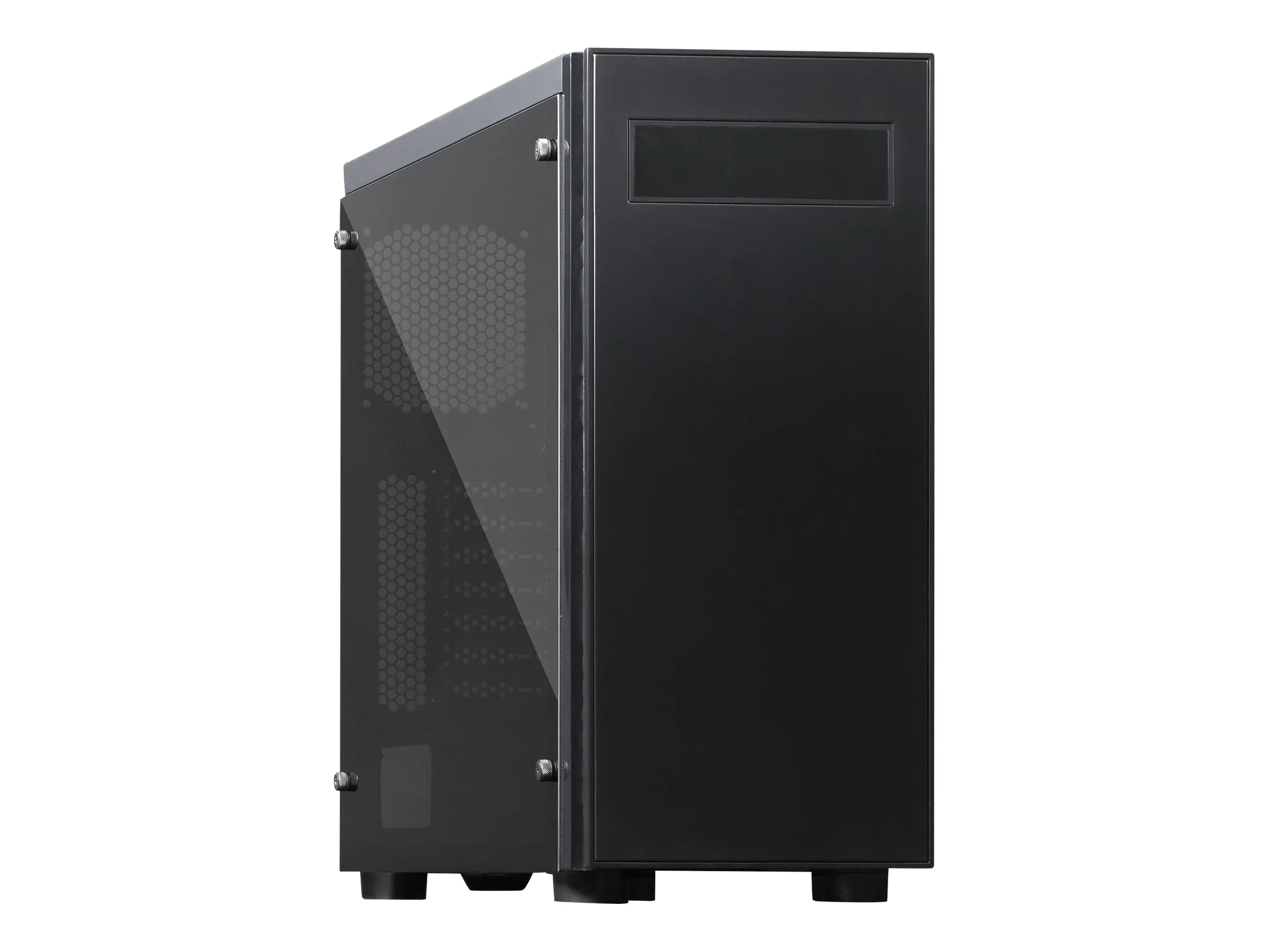 Chieftec Gamer Series Hawk - Tower - ATX - Seitenteil mit Fenster (gehärtetes Glas) AL-02B-TG-OP