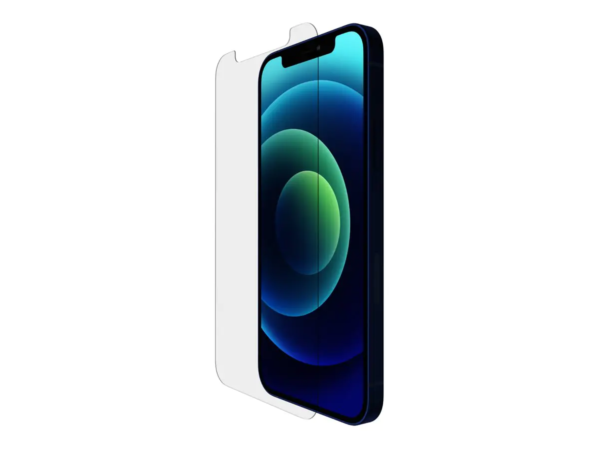 Belkin UltraGlass - Bildschirmschutz für Handy - antimikrobiell - Glas - für Apple iPhone 13 Pro Max