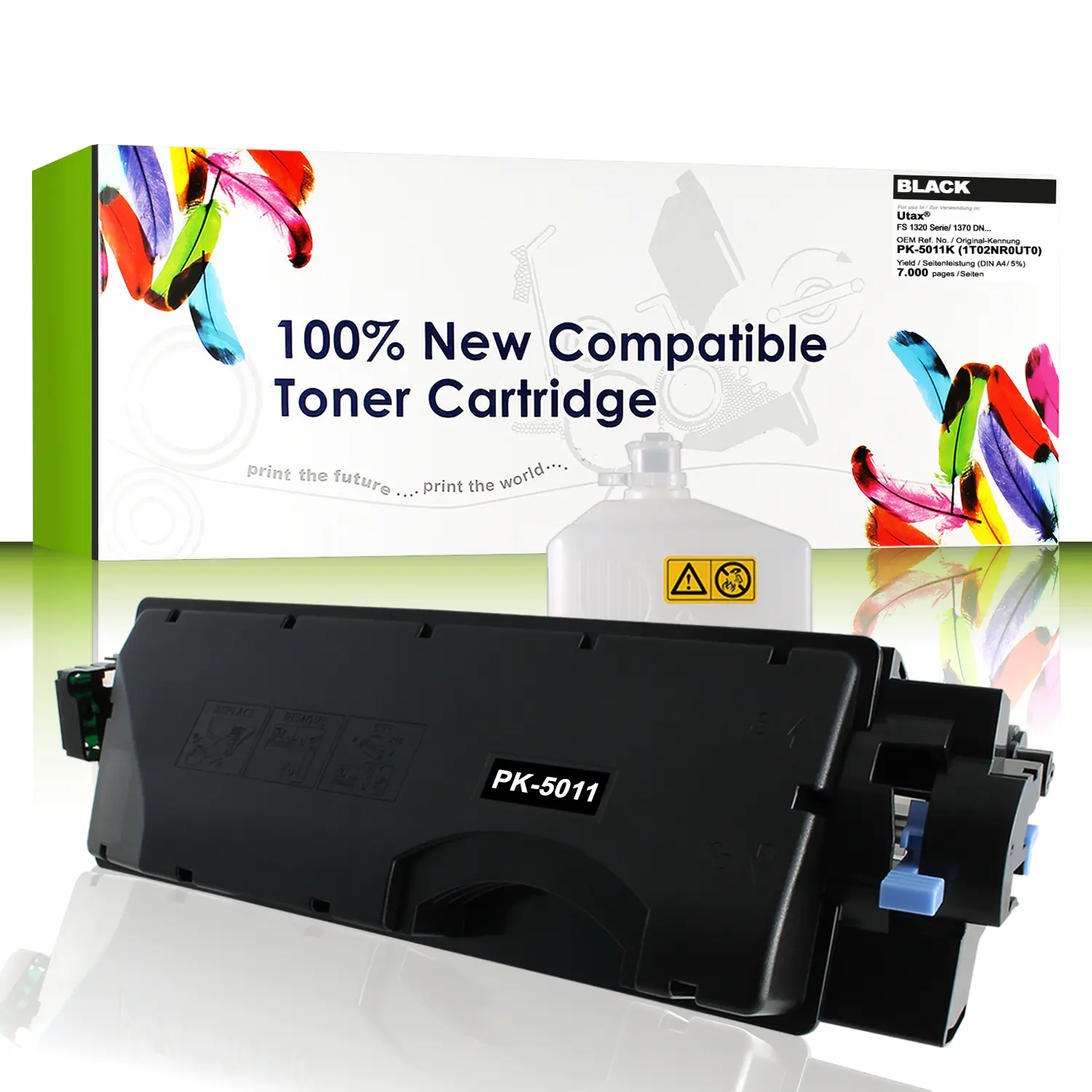 CartridgeWeb Toner kompatibel zu Utax PK-5012K schwarz 12.000 Seiten 1 Stück CartridgeWeb Toner kompatibel zu Utax PK-5012K schwarz 12.000 Seiten 1 Stück