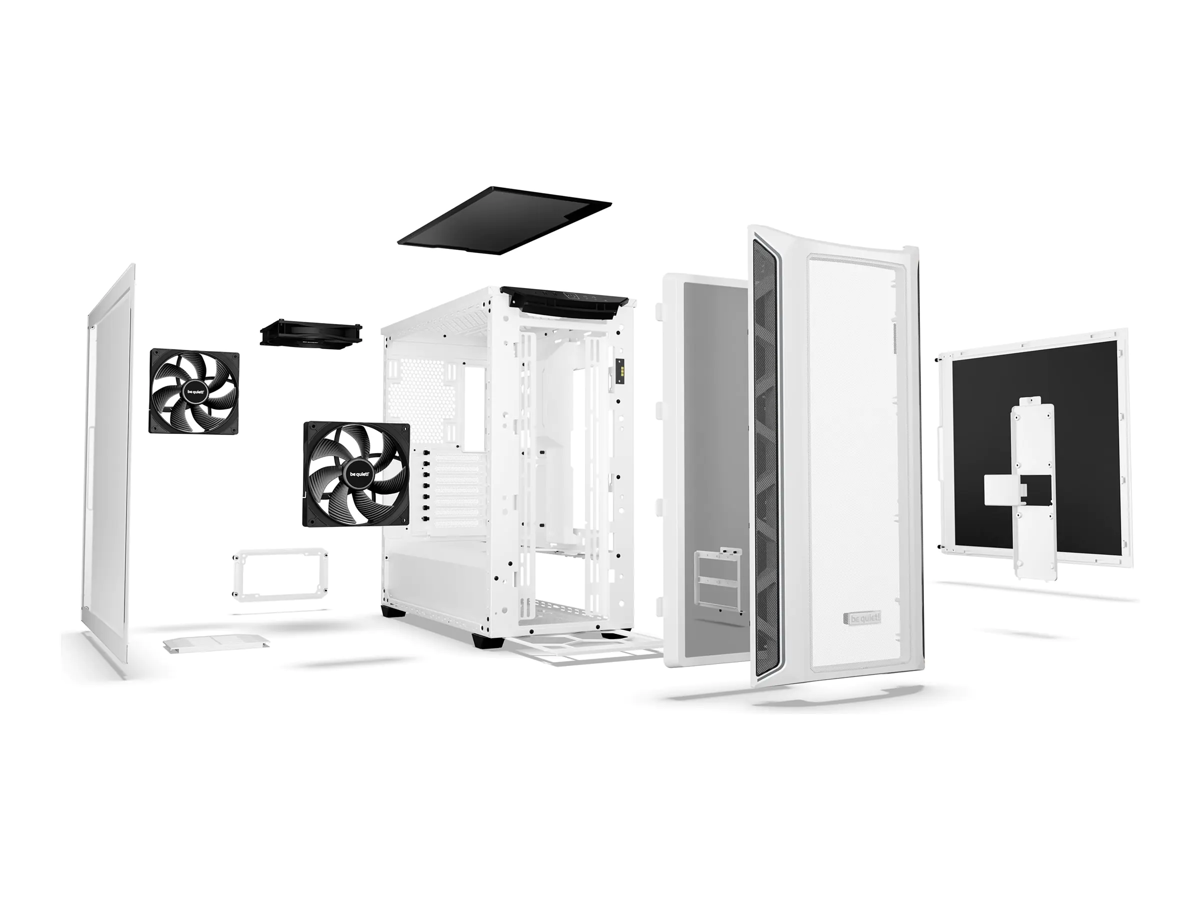Be Quiet! SHADOW BASE 800 DX - Midi-Tower - E-ATX - Seitenteil mit Fenster (gehärtetes Glas) BGW62