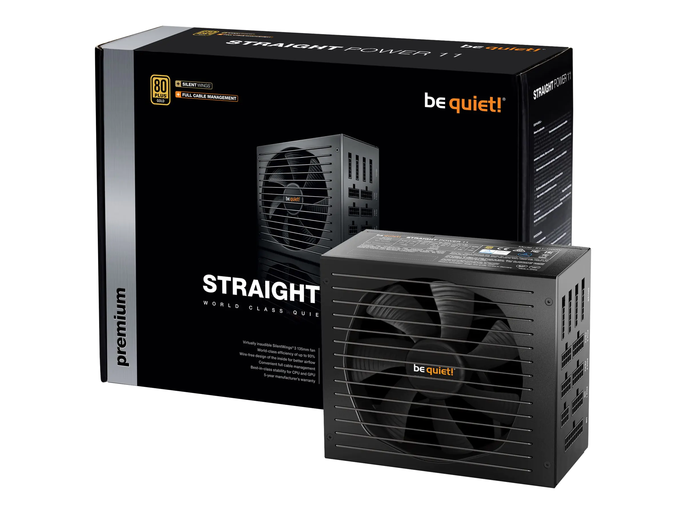Be Quiet! Straight Power 11 1000W - Netzteil (intern) BN285