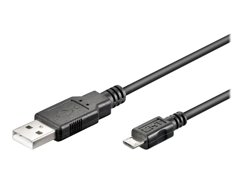 goobay - USB-Kabel - Micro-USB Typ B (M) zu USB (M) - USB 2.0 - 1.8 m - Schwarz goobay - USB-Kabel - Micro-USB Typ B (M) zu USB (M) - USB 2.0 - 1.8 m - Schwarz