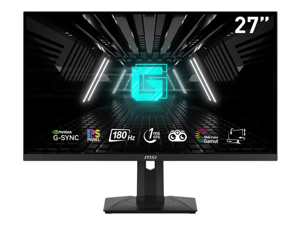 MSI G274PFDE - LED-Monitor - Gaming - 68.6 cm (27") - 1920 x 1080 Full HD (1080p) @ 180 Hz - Fast IPS - 250 cd/m² - 1000:1 - 1 ms - 2xHDMI, DisplayPort - Headset MSI G274PFDE - LED-Monitor - Gaming - 68.6 cm (27") - 1920 x 1080 Full HD (1080p) @ 180 Hz - Fast IPS - 250 cd/m² - 1000:1 - 1 ms - 2xHDMI, DisplayPort - Headset