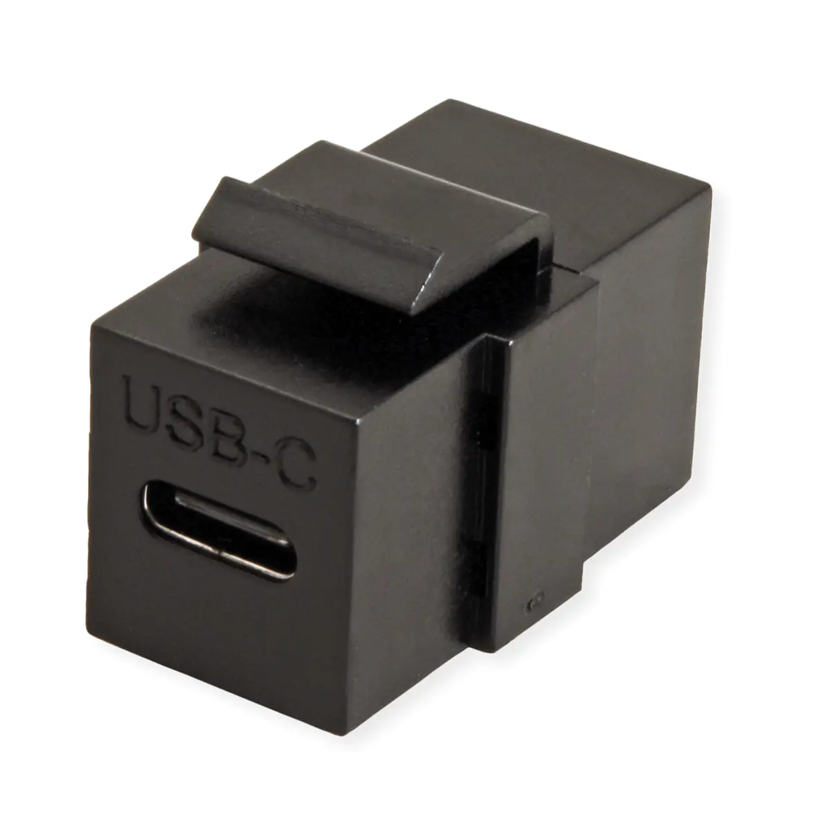 VALUE - Modularer Einschub (Kopplung) - USB Typ C - Schwarz