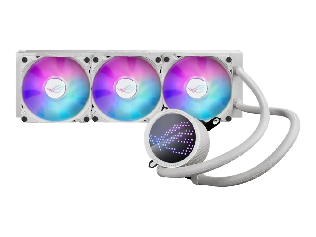 ASUS ROG RYUO III 360 ARGB - White Edition - Prozessor-Flüssigkeitskühlsystem - Kühlergröße: 360 mm - (für: AM4, LGA1200, LGA1700, AM5, LGA115x Socket) 90RC00I2-M0UAY0