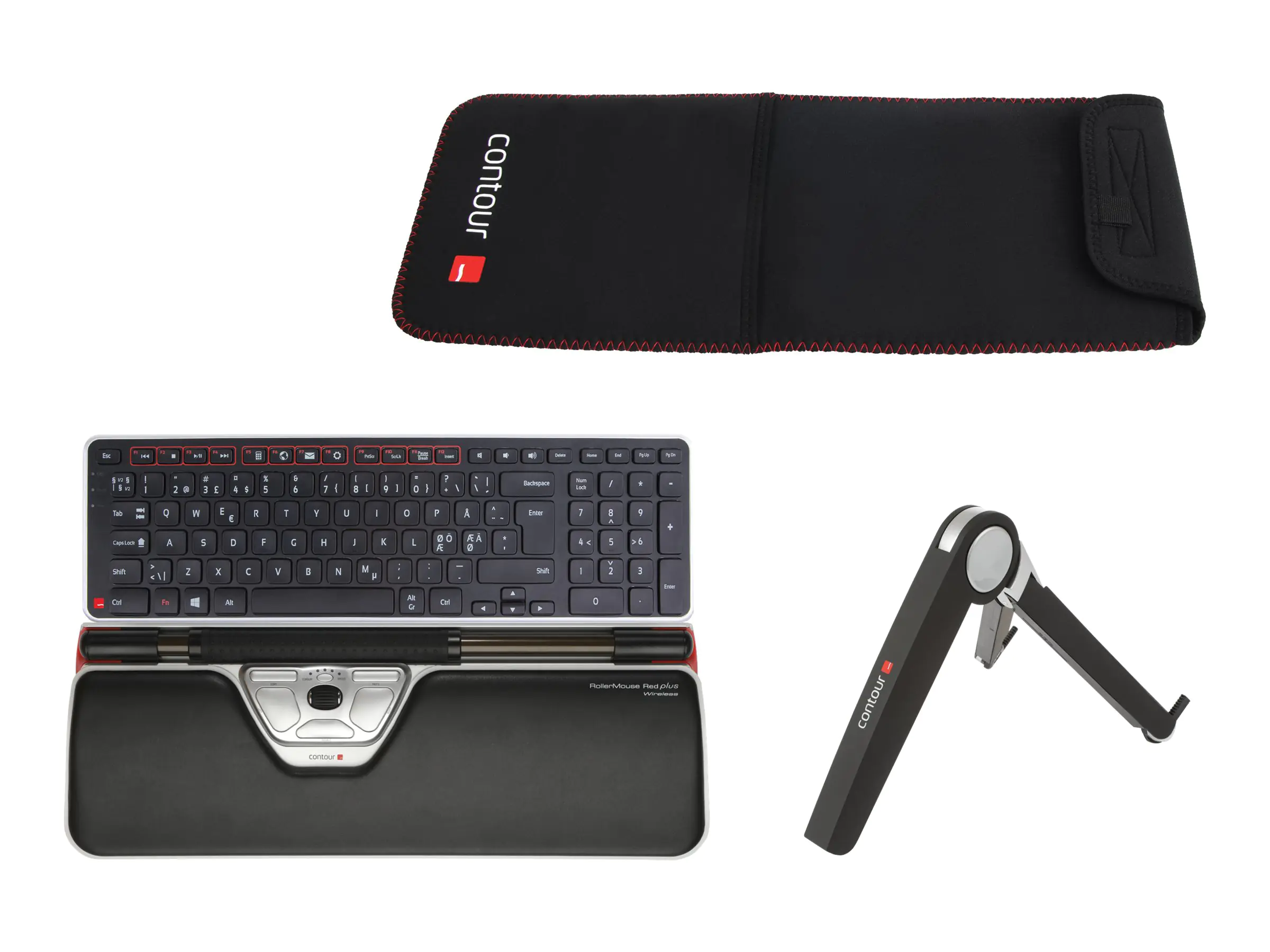 Contour RollerMouse Red Plus Wireless - Travel Kit - - kabellos