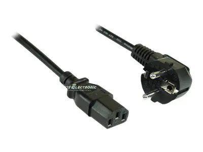 InLine - Stromkabel - IEC 60320 C13 zu CEE 7/7 (M) - 5 m - Schwarz InLine - Stromkabel - IEC 60320 C13 zu CEE 7/7 (M) - 5 m - Schwarz