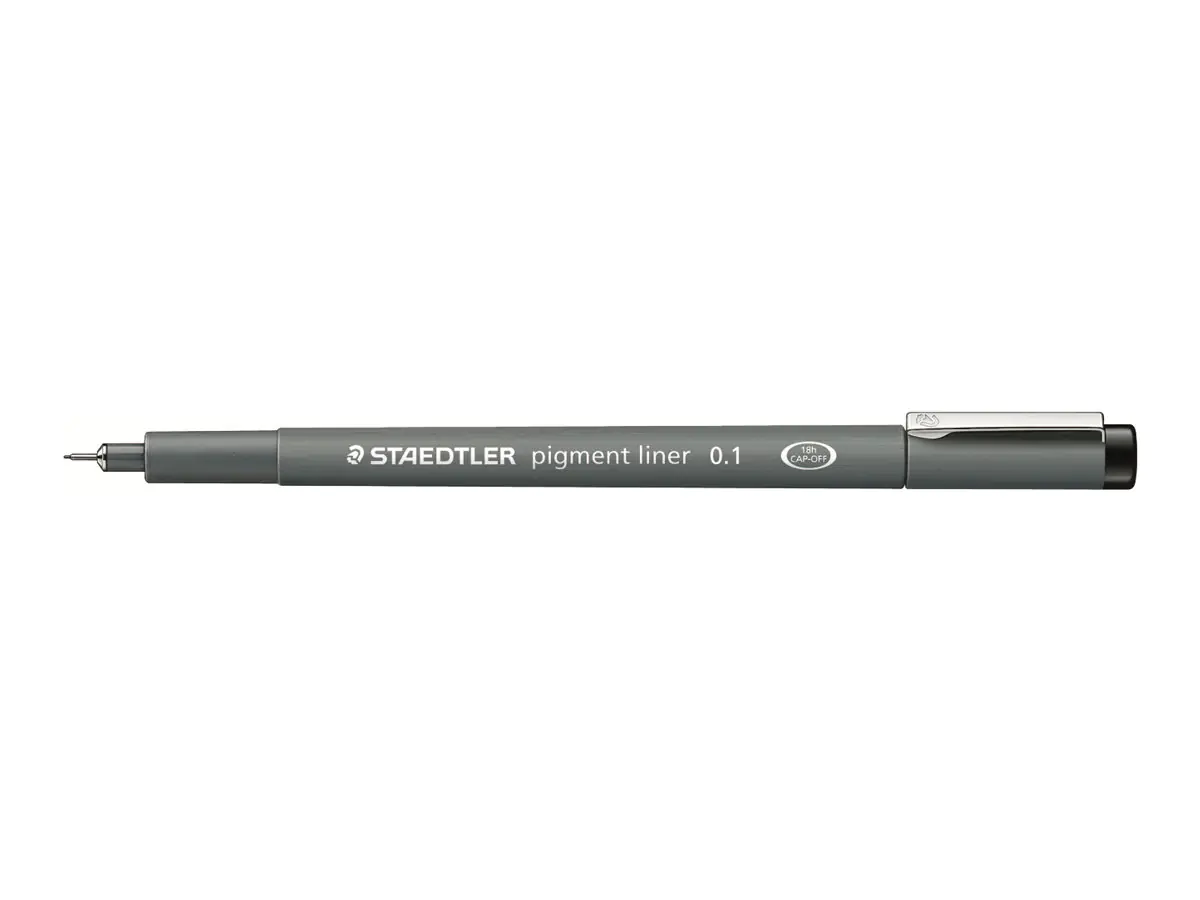 STAEDTLER pigment liner - Fineliner - Schwarz 308 01-9