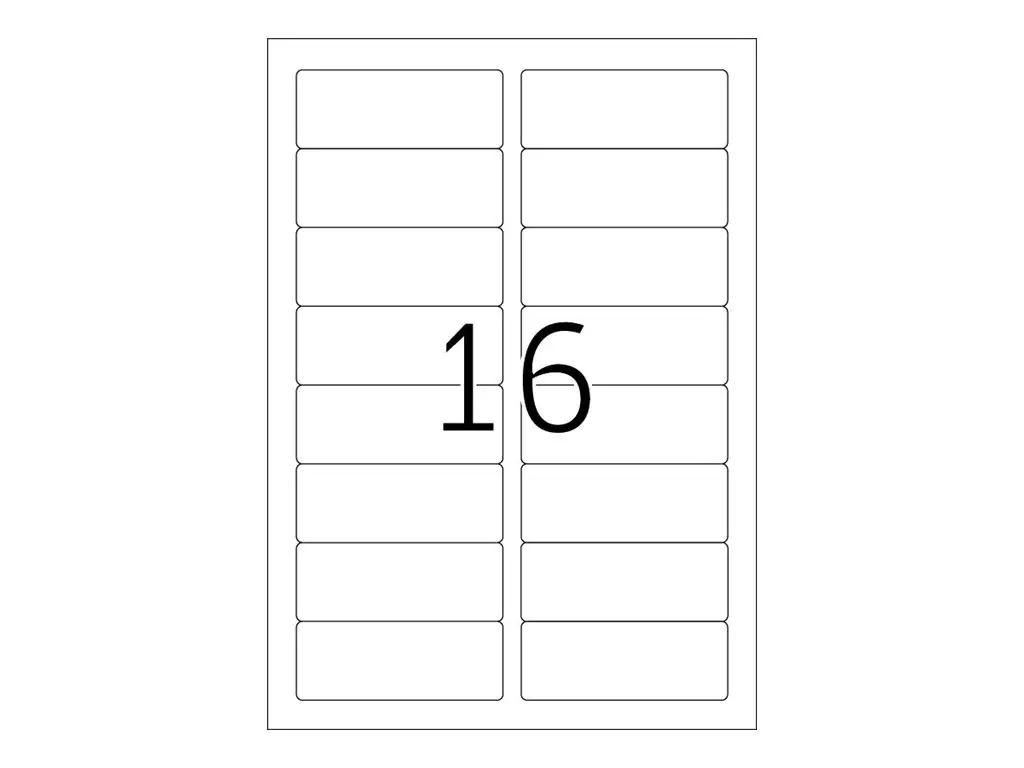 HERMA Haftetikett 10303 88,9x33,8mm weiß 1.600 St./Pack.