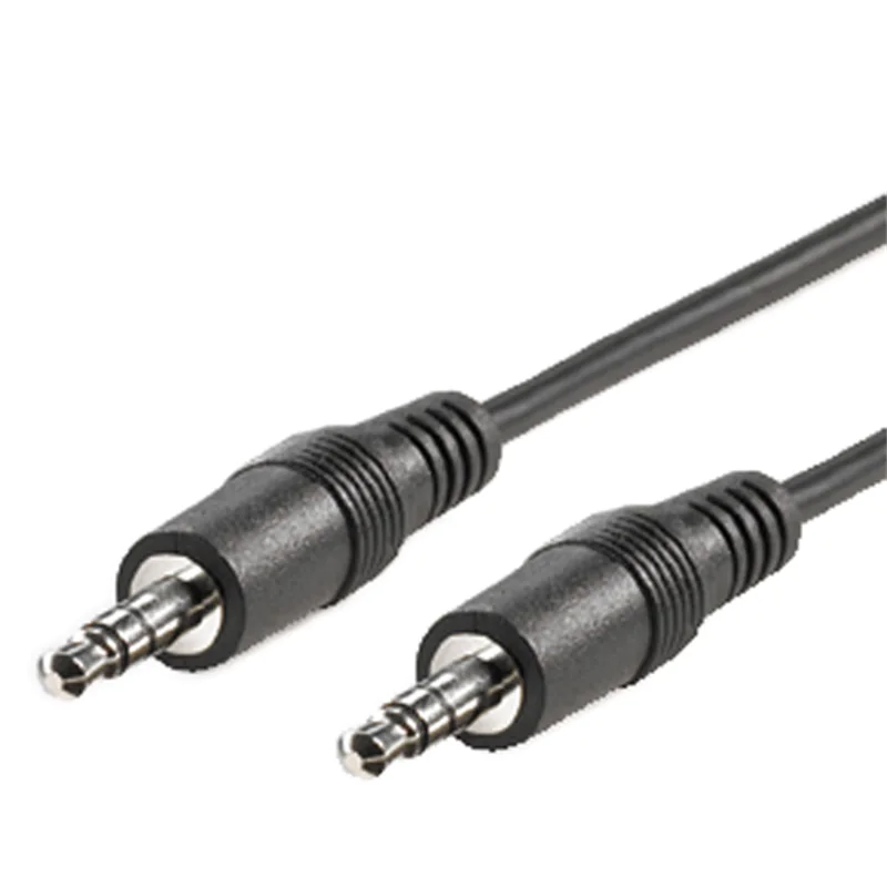 Roline - Audiokabel - Stereo Mini-Klinkenstecker männlich zu Stereo Mini-Klinkenstecker männlich - 5 m - abgeschirmt - Schwarz Roline - Audiokabel - Stereo Mini-Klinkenstecker männlich zu Stereo Mini-Klinkenstecker männlich - 5 m - abgeschirmt - Schwarz