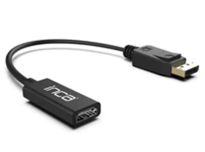 INCA IDTH-07, 0,2 m, DisplayPort, HDMI Typ A (Standard), Männlich, Weiblich, Gerade