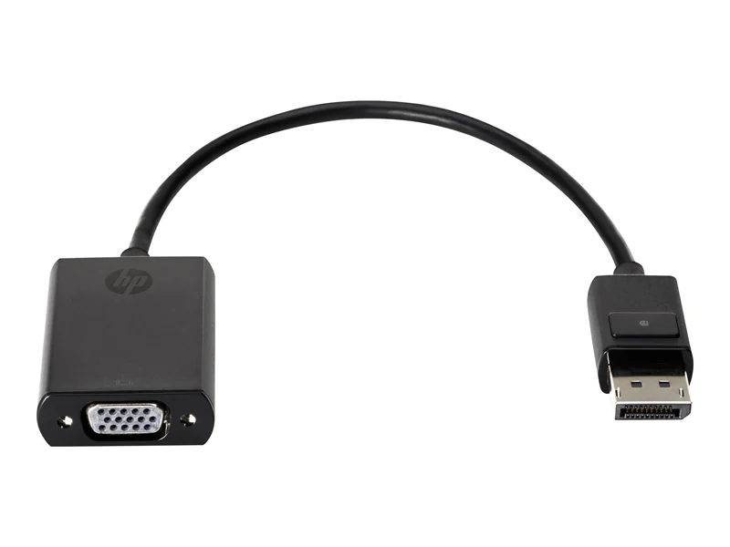 HP - VGA-Adapter - DisplayPort (M) zu HD-15 (VGA) (W) - 20 cm HP - VGA-Adapter - DisplayPort (M) zu HD-15 (VGA) (W) - 20 cm