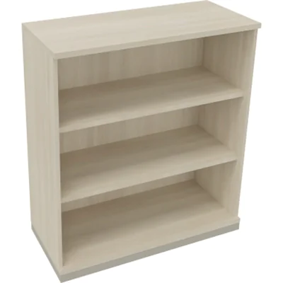 Regal 3OH B1000xT442xH1133mm Silberaluminium/Akazie hell Regal 3OH B1000xT442xH1133mm Silberaluminium/Akazie hell