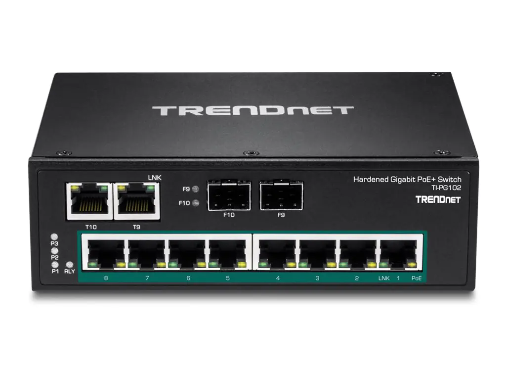 TRENDnet TI-PG102 - Switch - unmanaged - 8 x 10/100/1000 (PoE+)