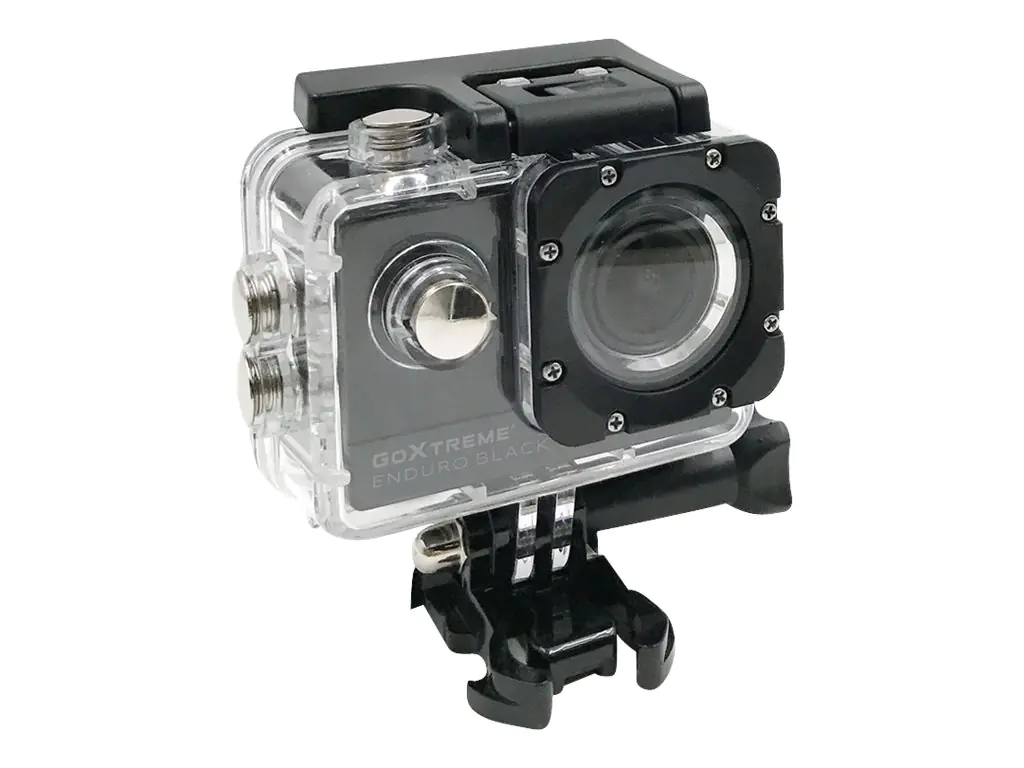 Easypix GoXtreme Enduro Black - Action-Kamera - montierbar - 4K / 30 BpS - 8.0 MPix - Wi-Fi - Unterwasser bis zu 30 m - Schwarz