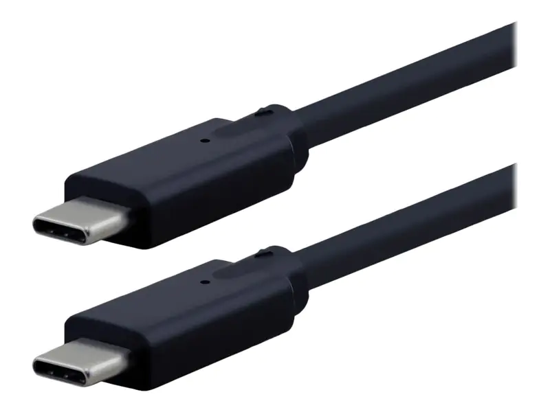 Roline - USB-Kabel - 24 pin USB-C (M) zu 24 pin USB-C (M) - USB 3.2 - 48 V - 5 A - 1.5 m - USB-Stromversorgung (240 W) - Schwarz Roline - USB-Kabel - 24 pin USB-C (M) zu 24 pin USB-C (M) - USB 3.2 - 48 V - 5 A - 1.5 m - USB-Stromversorgung (240 W) - Schwarz