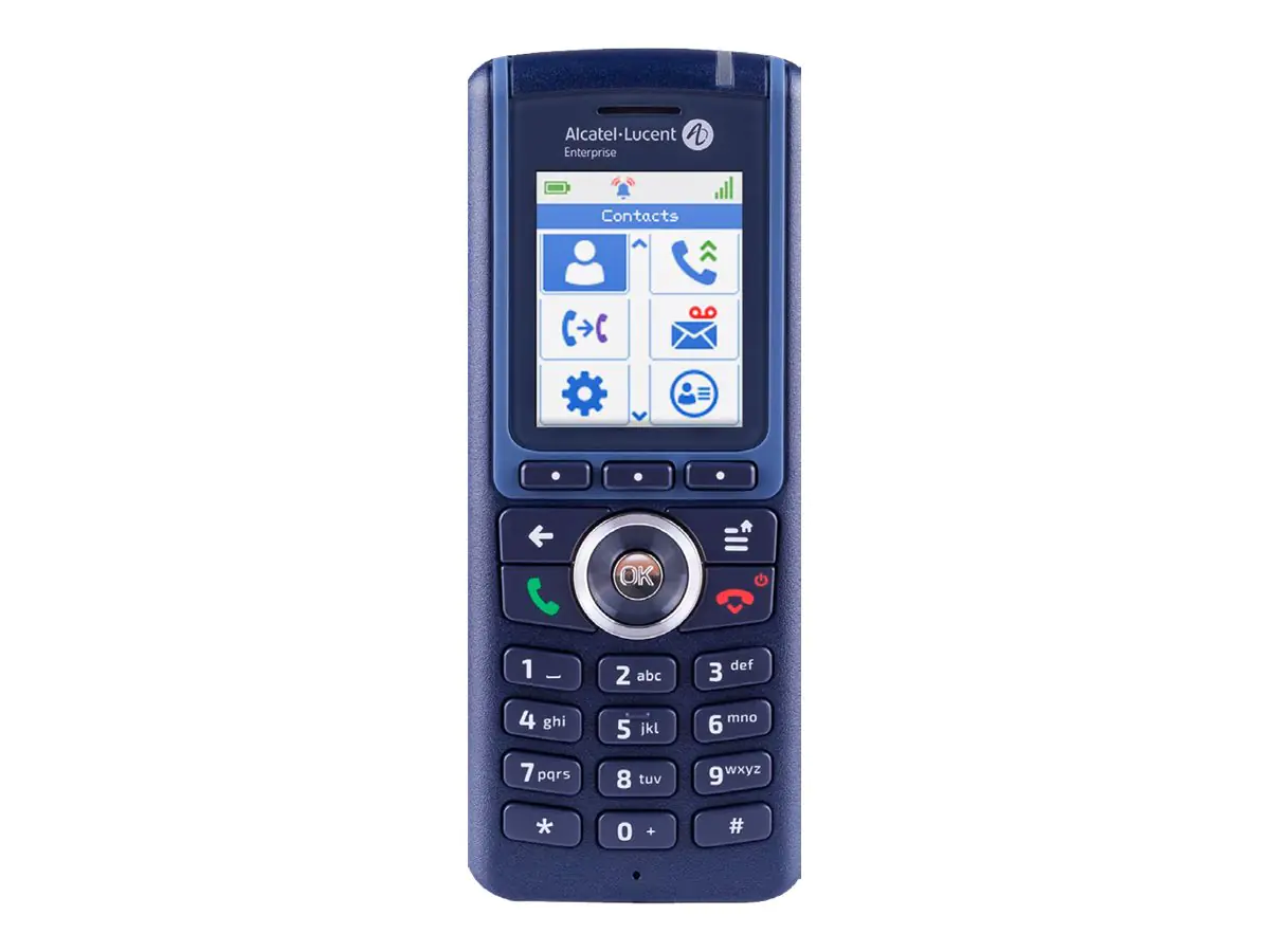 Alcatel-Lucent Enterprise 8234 - Schnurloses Digitaltelefon - IP-DECT\GAP - dreiweg Anruffunktion - Blau Alcatel-Lucent Enterprise 8234 - Schnurloses Digitaltelefon - IP-DECT\GAP - dreiweg Anruffunktion - Blau