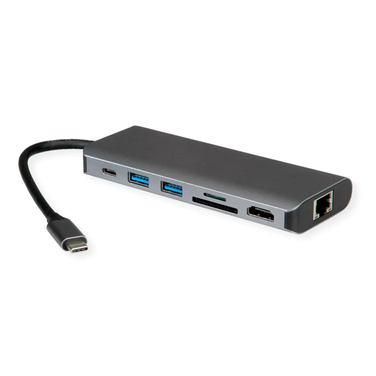 ROTRONIC-SECOMP Roline - Dockingstation - USB-C - HDMI - 1GbE 12.02.1123