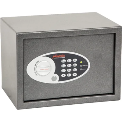 Phoenix Tresor Vela Home & Office 34 x 24 x 21 cm (B x H x T) Stahl graphitgrau Phoenix Tresor Vela Home & Office 34 x 24 x 21 cm (B x H x T) Stahl graphitgrau
