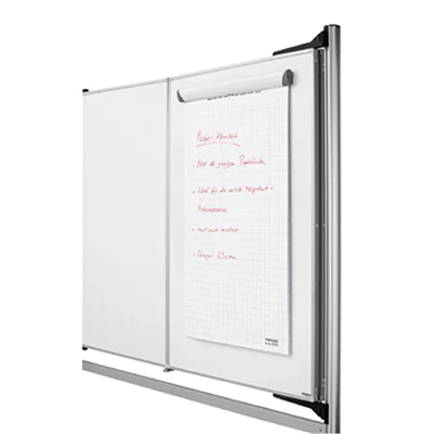 magnetoplan Papierklemmleiste 1246028 magnetisch weiß magnetoplan Papierklemmleiste 1246028 magnetisch weiß