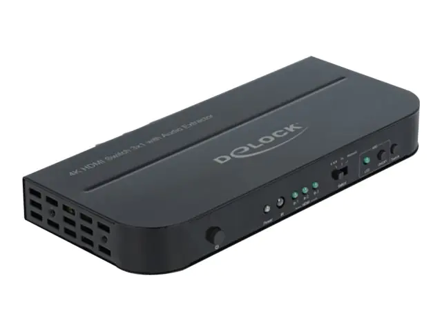 Delock Video/Audio-Schalter - 3 x HDMI - Desktop 66498