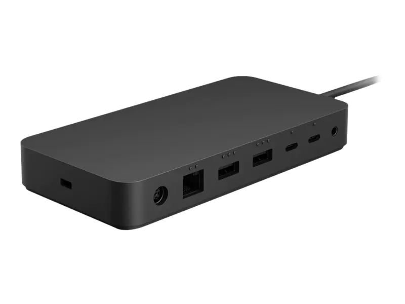 Microsoft Surface Dock - Dockingstation - Thunderbolt 4 - 3 x Thunderbolt - 1GbE, 2.5GbE - 165 Watt Microsoft Surface Dock - Dockingstation - Thunderbolt 4 - 3 x Thunderbolt - 1GbE, 2.5GbE - 165 Watt