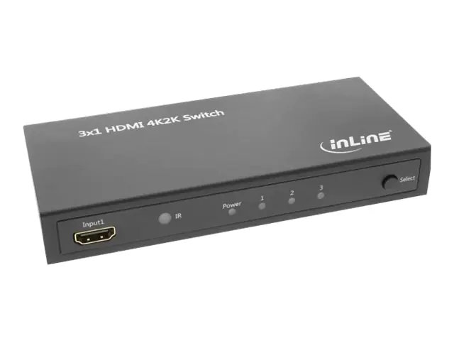 InLine HDMI Switch - Video/Audio-Schalter - 3 x HDMI - Desktop InLine HDMI Switch - Video/Audio-Schalter - 3 x HDMI - Desktop