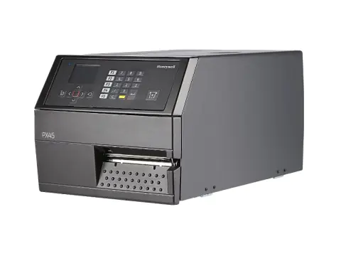 Honeywell PX45A Ethernet Rewinder+ label taken sense TT 203 DPI - 203 dpi