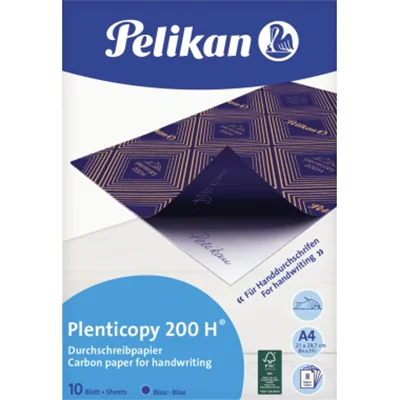 Pelikan Durchschreibpapier plentico 200H 434738 60g/qm 10 Bl./Pack. Pelikan Durchschreibpapier plentico 200H 434738 60g/qm 10 Bl./Pack.