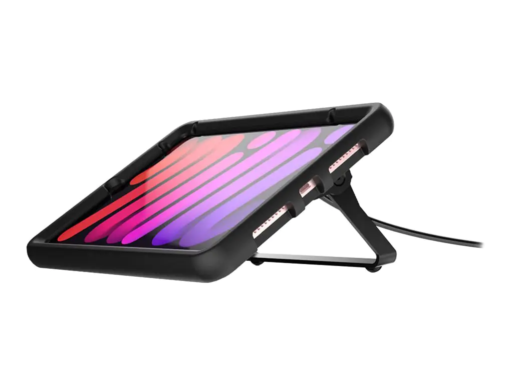 Compulocks iPad 10.2" Secured Kickstand - Stoßstange für Tablet - Ständer - Gummi, Metall - Schwarz - für Apple 10.2-inch iPad (7. Generation, 8. Generation, 9. Generation) 102KS01KL