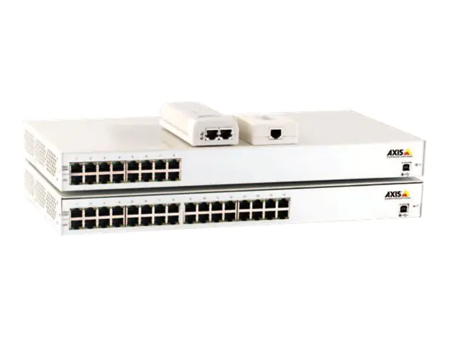 AXIS T8120 Midspan 15 W 1-port - Power Injector - Wechselstrom 100-240 V - 15 Watt - Europa - für AXIS C1410, D3110, M3067, M4215, M4328, P1385, P1455, Q1656, Q1951, W400; M42 Series