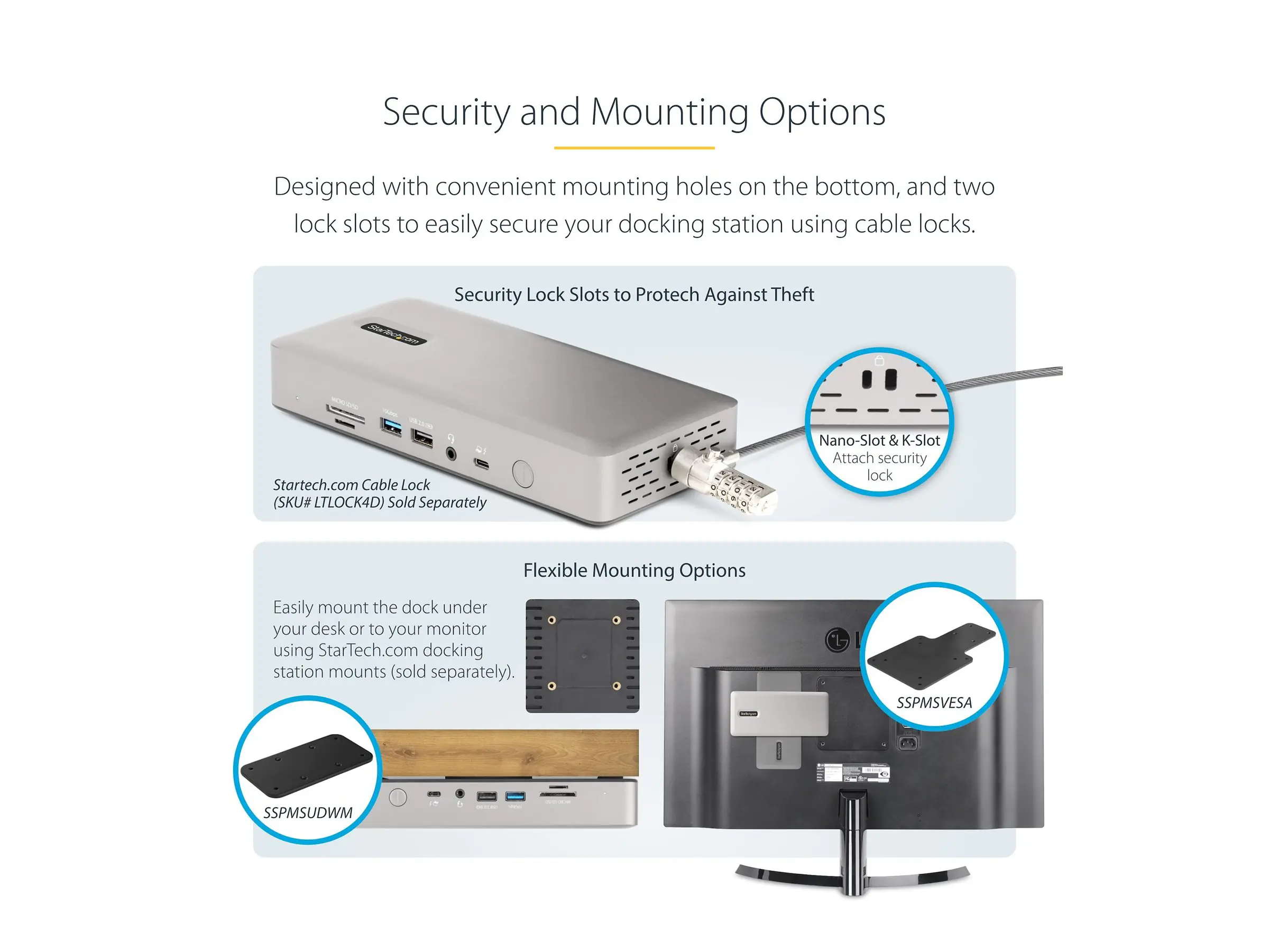 StarTech Thunderbolt 4 Multi-Display Docking Station, Quad/Triple/Dual Monitor Dock, 2x HDMI/2x DisplayPort, 7x USB Hub, 2.5 Gigabit Ethernet, 98W Power Delivery, for Windows/MacBook - TB4 Host Cable (132UE-TB4USB4DOCK) - Dockingstation - Thunderbolt 4 - StarTech Thunderbolt 4 Multi-Display Docking Station, Quad/Triple/Dual Monitor Dock, 2x HDMI/2x DisplayPort, 7x USB Hub, 2.5 Gigabit Ethernet, 98W Power Delivery, for Windows/MacBook - TB4 Host Cable (132UE-TB4USB4DOCK) - Dockingstation - Thunderbolt 4 -