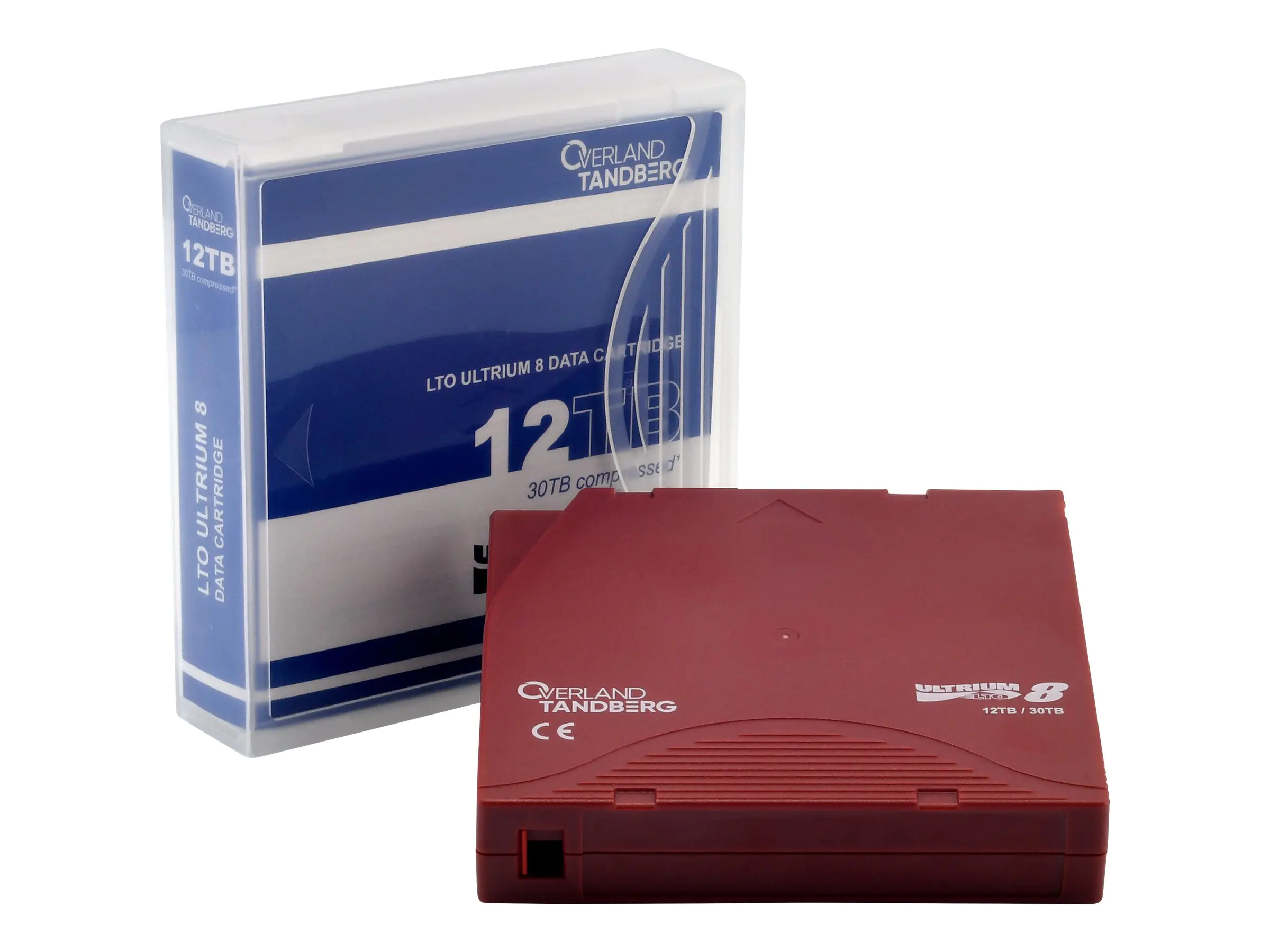 Overland-Tandberg - 5 x LTO Ultrium 8 - 12 TB / 30 TB - Mit Strichcodeetikett - für Overland-Tandberg LTO-8 HH Overland-Tandberg - 5 x LTO Ultrium 8 - 12 TB / 30 TB - Mit Strichcodeetikett - für Overland-Tandberg LTO-8 HH