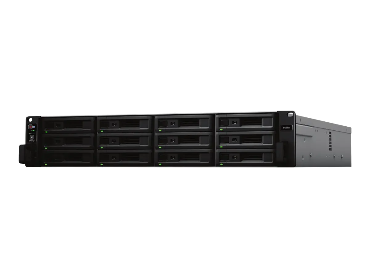 Synology Unified Controller UC3200 - Festplatten-Array - 12 Schächte (SAS) - SAS (extern) - Rack - einbaufähig - 2U