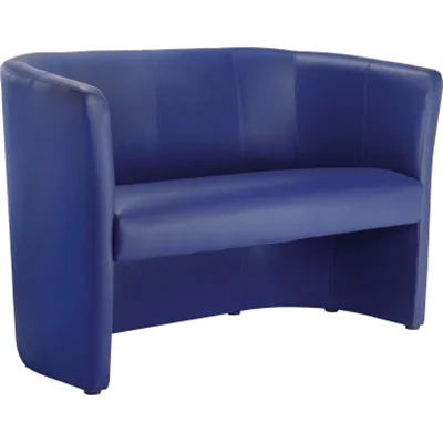 Sofa Kunstleder 1.275x765x615mm dunkelblau Sofa Kunstleder 1.275x765x615mm dunkelblau
