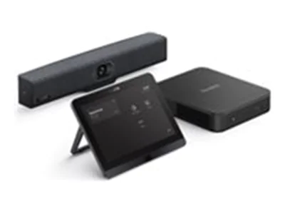 Yealink MVC Series MVC340 - Microsoft Teams Rooms - Kit für Videokonferenzen (MCore Pro Gen 3 Mini-PC, MTouch E2 Gen 3 Touchpanel, UVC34 All-in-One Videoleiste)