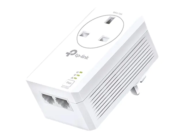 TP-Link TL-PA7027P V1 Starter Kit - Powerline Adapterkit - 2-Port-Switch - GigE, HomePlug AV (HPAV), HomePlug AV (HPAV) 2.0, IEEE 1901 - an Wandsteckdose anschließbar