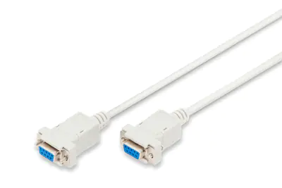 ASSMANN - Nullmodemkabel - DB-9 (W) zu DB-9 (W) - 3 m - abgeschirmt - beige ASSMANN - Nullmodemkabel - DB-9 (W) zu DB-9 (W) - 3 m - abgeschirmt - beige