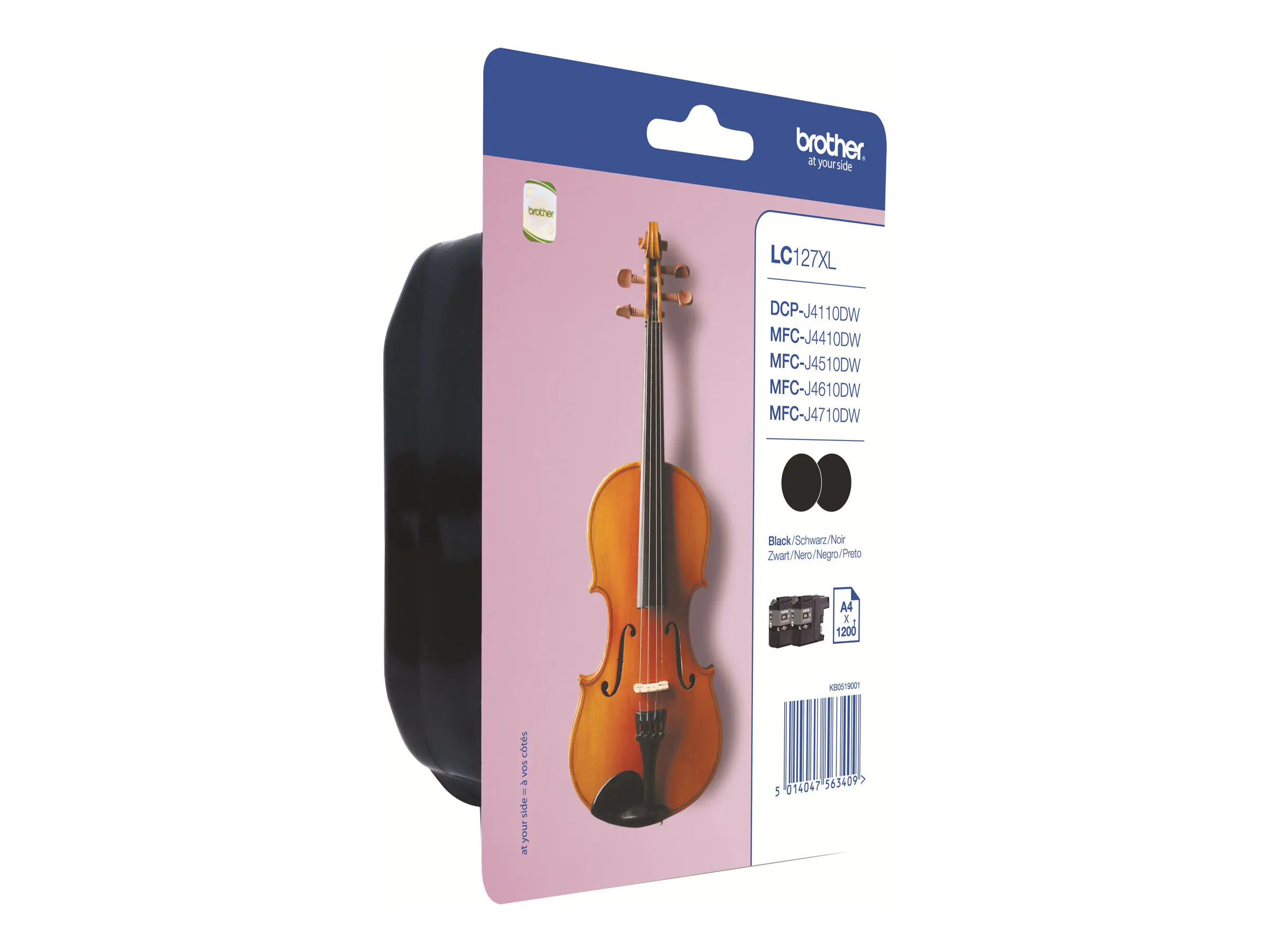 Brother LC127XLBK Twin-Pack - 2er-Pack - Schwarz LC127XLBKBP2DR