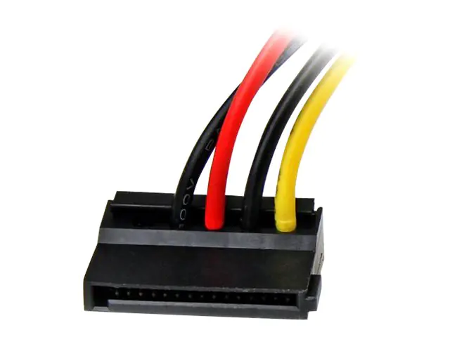 StarTech.com 15cm 4-Pin Molex auf SATA Kabel links gewinkelt - Stecker/Buchse - Netzteil - SATA-Stromstecker (M) SATAPOWADPL