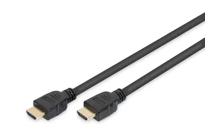 DIGITUS - Ultra High Speed - HDMI-Kabel mit Ethernet - HDMI männlich zu HDMI männlich - 2 m - Dreifachisolierung - Schwarz - 8K Unterstützung DIGITUS - Ultra High Speed - HDMI-Kabel mit Ethernet - HDMI männlich zu HDMI männlich - 2 m - Dreifachisolierung - Schwarz - 8K Unterstützung