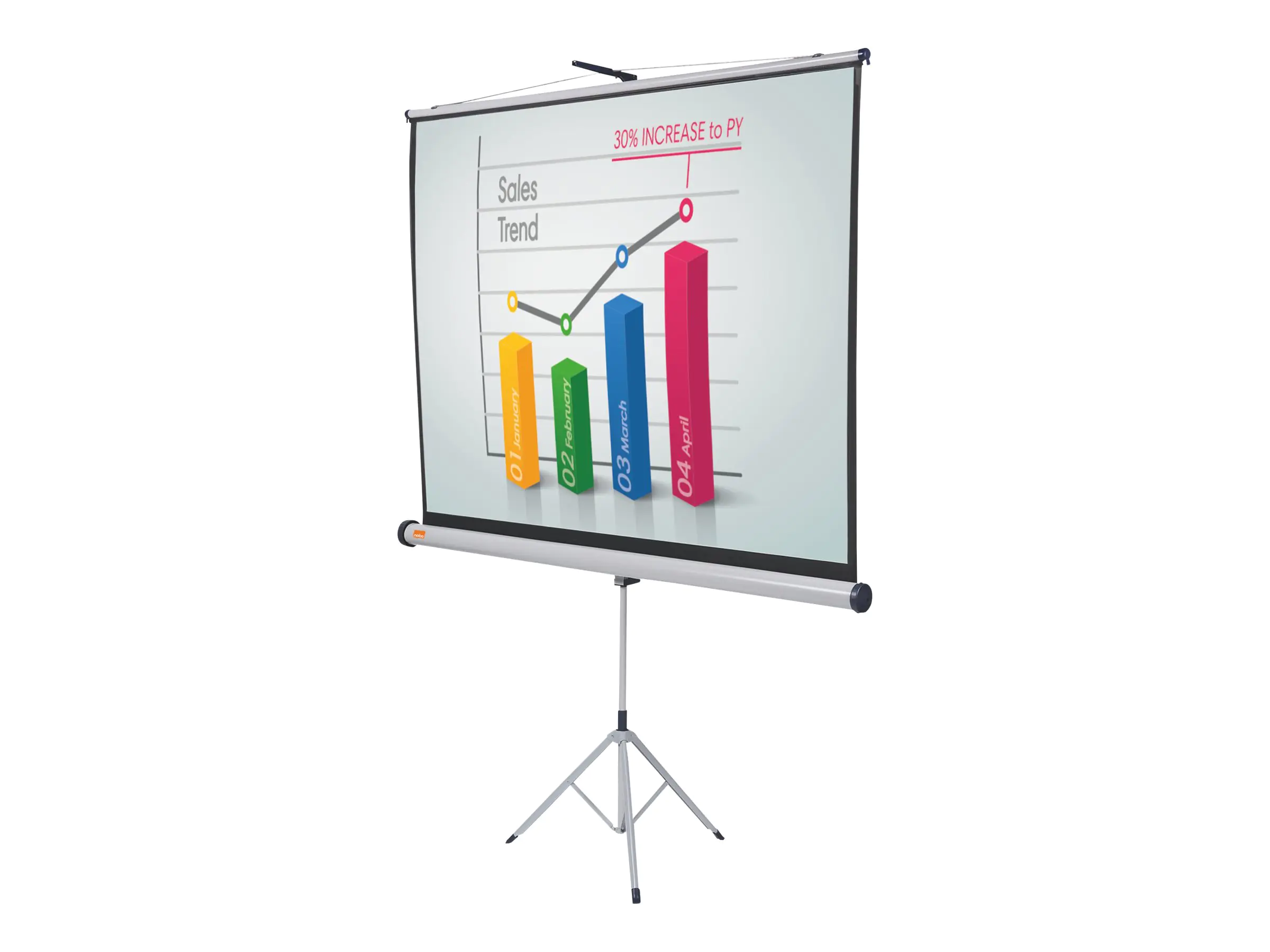 Nobo Projektionsbildschirm mit Stativ - 16:10 1902395W