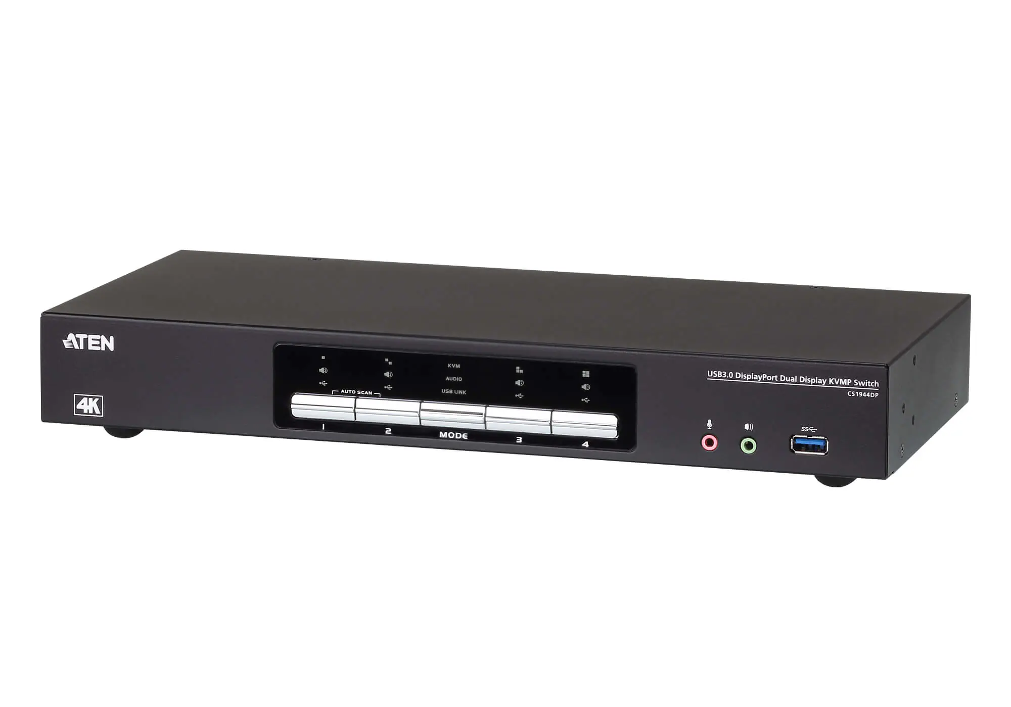 ATEN CS1944DP - KVM-/Audio-/USB-Switch - 4 x KVM/Audio - 1 lokaler Benutzer - Desktop ATEN CS1944DP - KVM-/Audio-/USB-Switch - 4 x KVM/Audio - 1 lokaler Benutzer - Desktop