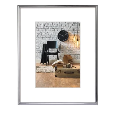 Hama Sevilla, Einzelbilderrahmen, Kunststoff, Silber, 18 x 24 cm, Rechteckig, Porträt 00061777