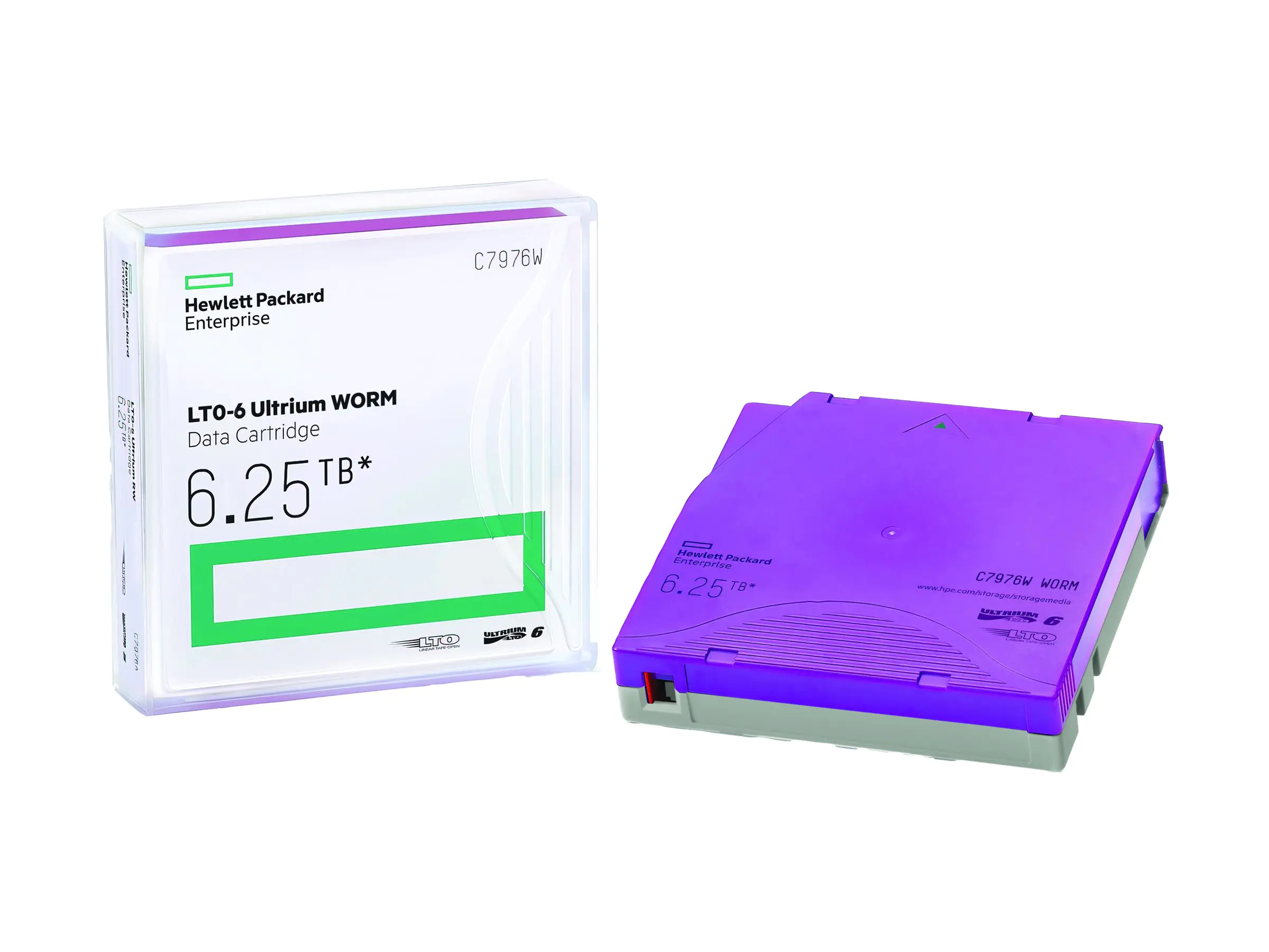 HPE LTO Ultrium WORM 6 - 2.5 TB / 6.25 TB C7976BW