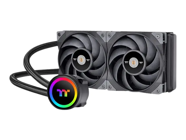 Thermaltake TOUGHLIQUID 240 ARGB Sync - Prozessor-Flüssigkeitskühlsystem - Kühlergröße: 240 mm - (für: LGA1156, AM2, AM2+, LGA1366, AM3, LGA1155, AM3+, LGA2011, FM1, FM2, LGA1150, LGA2011-3, LGA1151, AM4, LGA2066, LGA1200) CL-W319-PL12BL-A