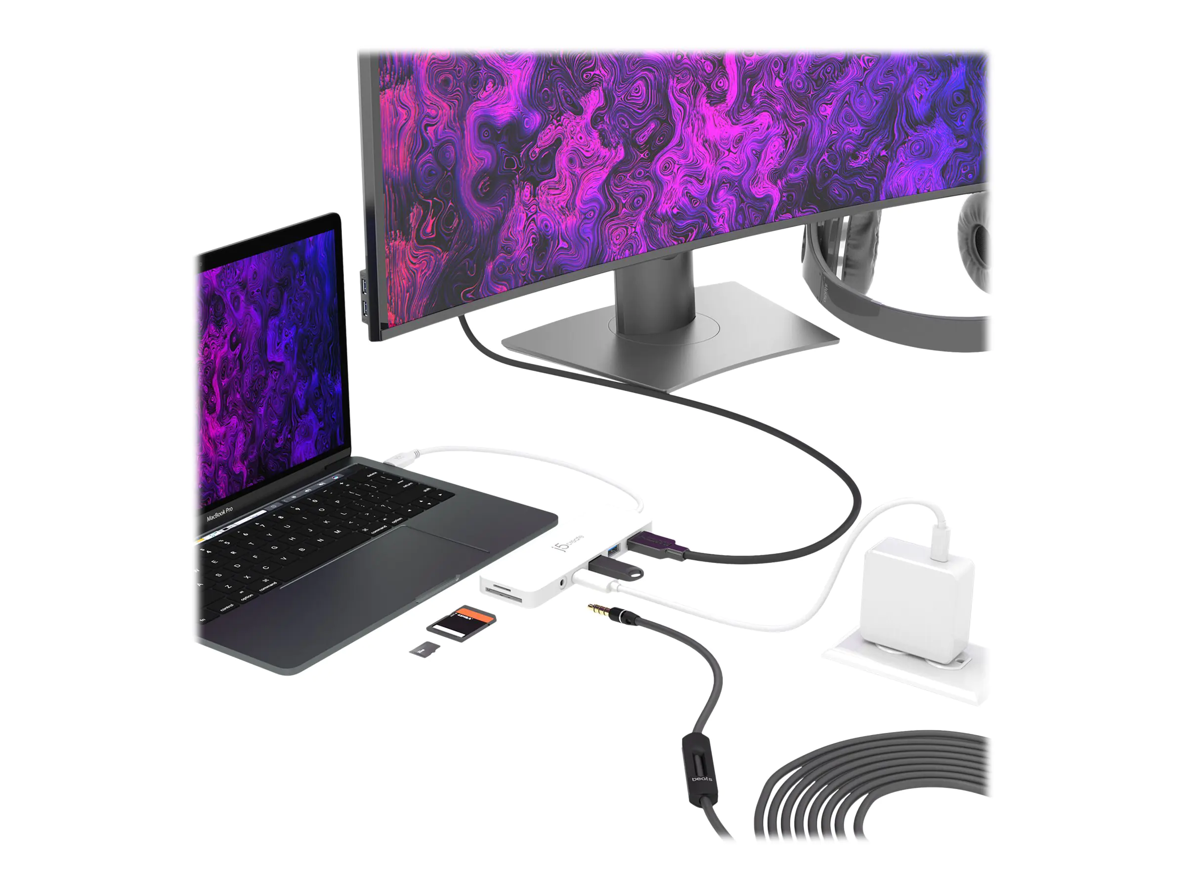 j5create JCD373 - Dockingstation - USB-C 3.1 JCD373-N