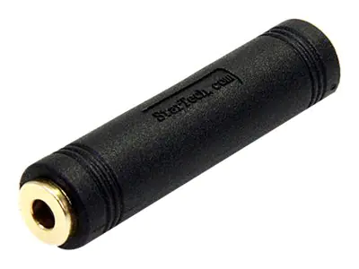 StarTech 3.5mm Female to Female Coupler - 3.5mm Audio Coupler - Gold Plated Connectors - Female/Female - Aux Cord Adapter (GCAUD3535FF) - Audiokoppler - mini-phone stereo 3.5 mm weiblich zu mini-phone stereo 3.5 mm weiblich - Schwarz - für P/N: MU15MMS, M StarTech 3.5mm Female to Female Coupler - 3.5mm Audio Coupler - Gold Plated Connectors - Female/Female - Aux Cord Adapter (GCAUD3535FF) - Audiokoppler - mini-phone stereo 3.5 mm weiblich zu mini-phone stereo 3.5 mm weiblich - Schwarz - für P/N: MU15MMS, M