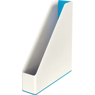 Leitz Stehsammler WOW 53621036 DIN A4 PS weiß/blau Leitz Stehsammler WOW 53621036 DIN A4 PS weiß/blau