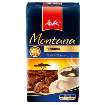 Melitta Kaffee Montana 10001640 gemahlen 500g/Pack. Melitta Kaffee Montana 10001640 gemahlen 500g/Pack.